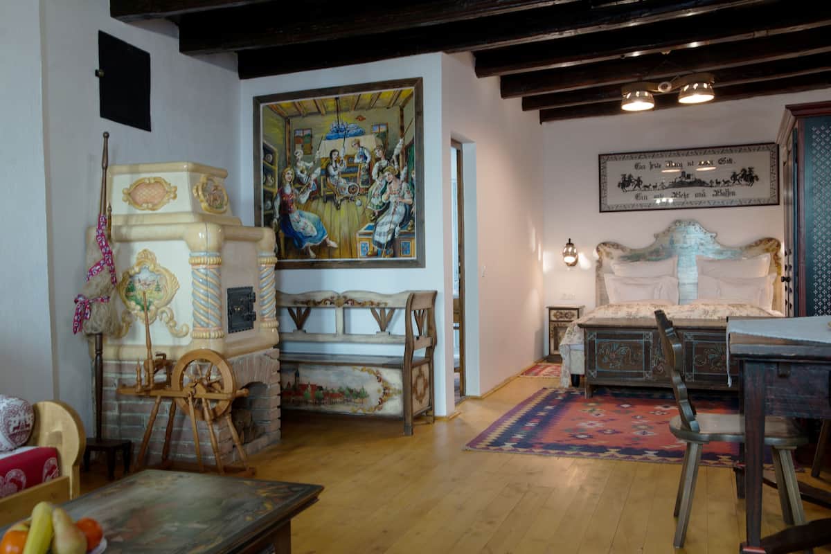 Suite monolocale Deluxe | 1 camera, minibar, una cassaforte in camera, con stile personalizzato