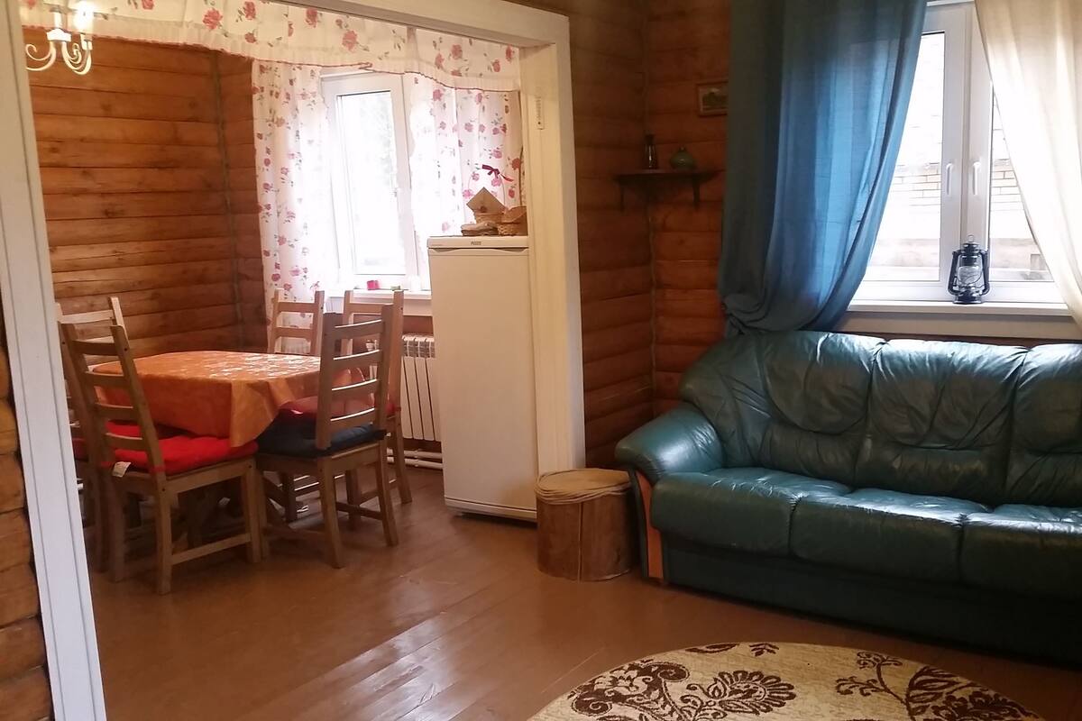 Cottage, 2 Bedrooms | Living room | Flat-screen TV