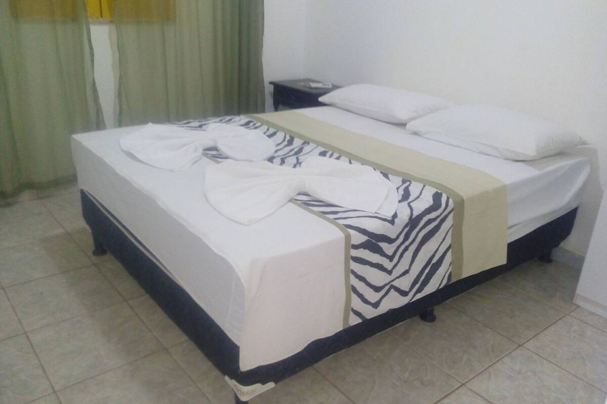 Desk, blackout curtains, iron/ironing board, free WiFi