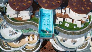 7 piscinas al aire libre, sombrillas, tumbonas