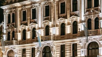 Front of property – evening/night