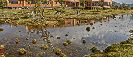 Fachada de la propiedad