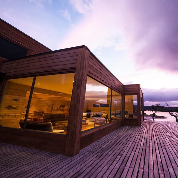 Terrace/patio - Pampa Lodge Quincho y Caballos (Torres del Paine)