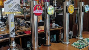 A bar with multiple taps labeled with different beer brands. - Keswick Park Hotel (Keswick)
