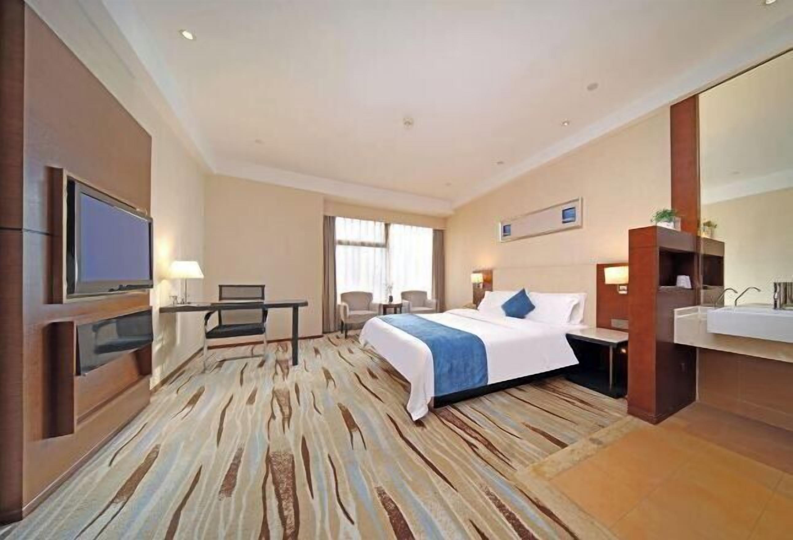 Desk, blackout curtains, rollaway beds, free WiFi