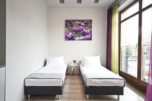 1 habitación y ropa de cama de alta calidad