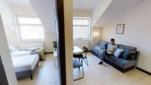 Apartment | 1 bedroom, premium bedding, laptop workspace, iron/ironing board