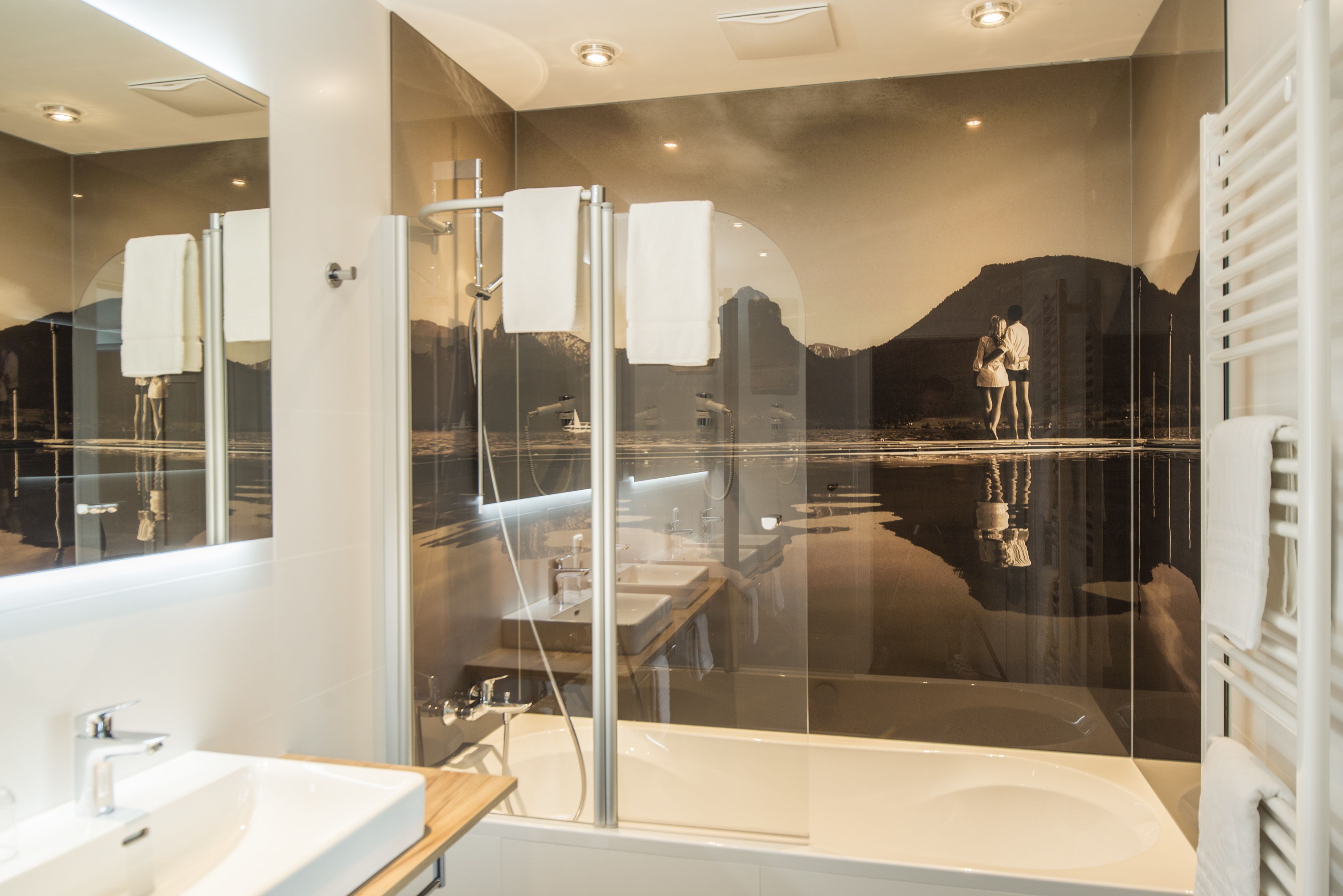 apartment, 1 bedroom, lake view (7 min from main building) | bathroom | free toiletries, hair dryer, slippers, towels