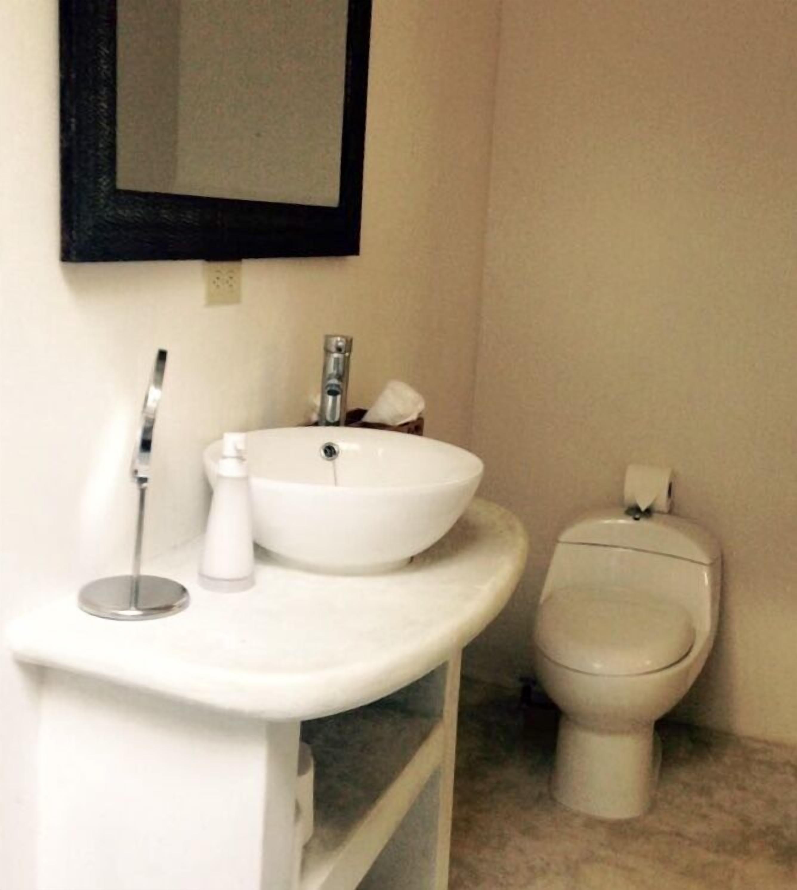 lower suite | bathroom | shower, free toiletries, towels