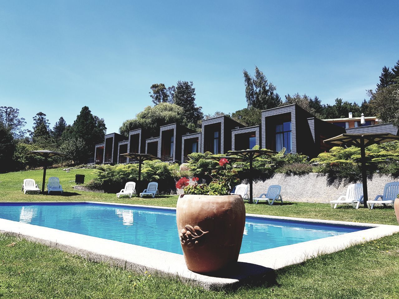 Seasonal outdoor pool