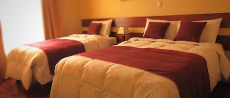 In-room safe, desk, laptop workspace, blackout curtains