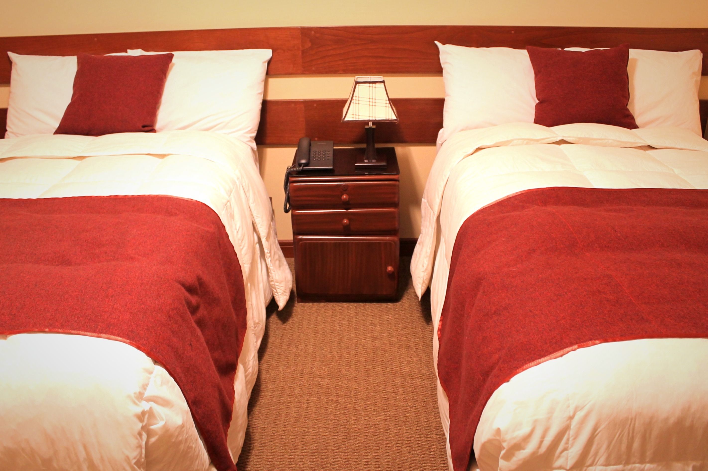 twin room, 2 single beds | in-room safe, desk, laptop workspace, blackout curtains