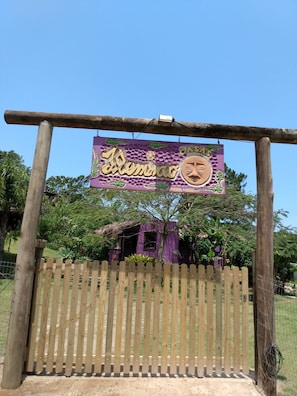 Entrée de l’hébergement