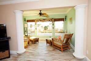 Smart TV, DVD player, toys, books