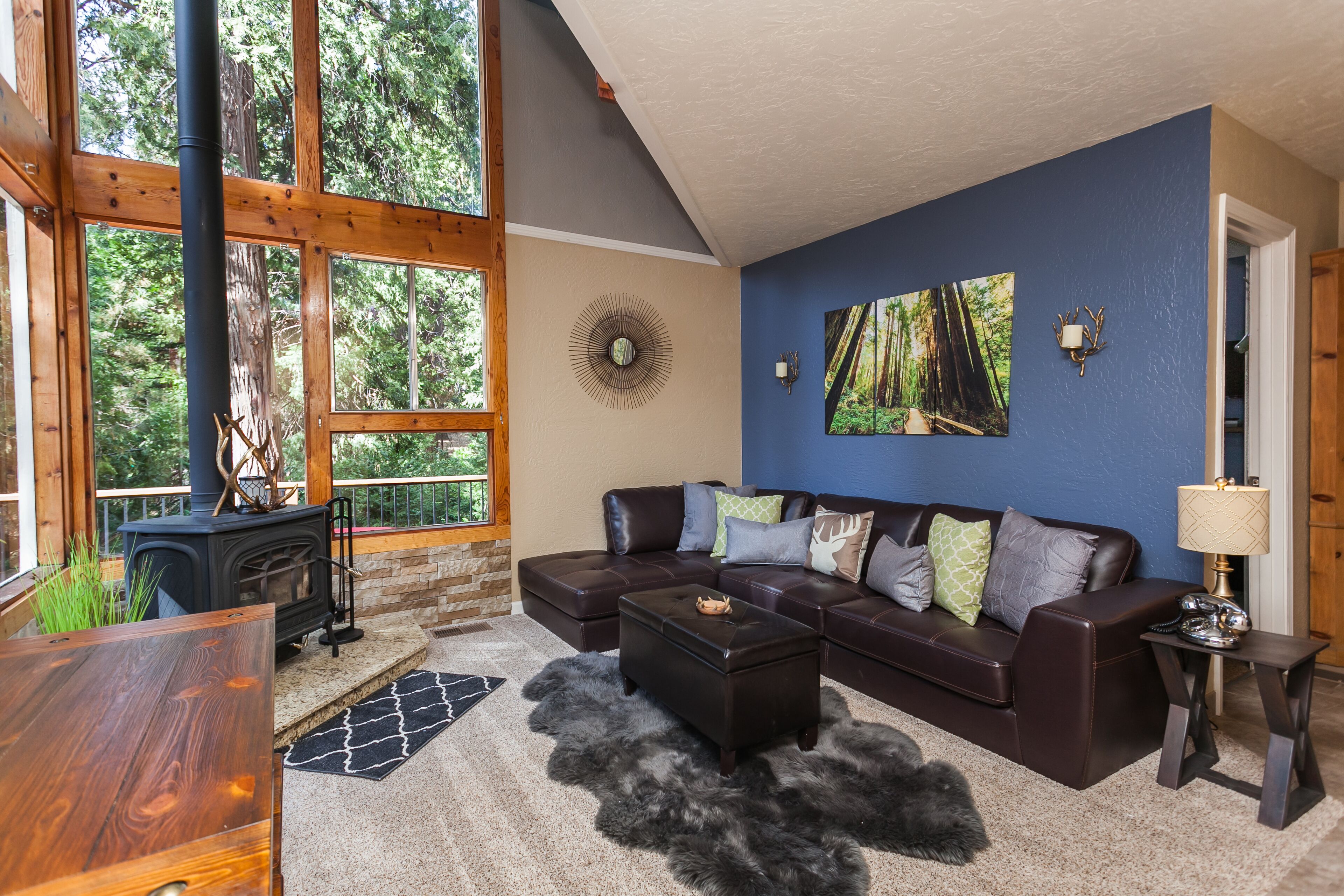 Smart TV, fireplace, video games, Netflix