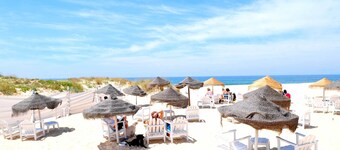 Lisbon Beach Apartments 3. Beach 5 minutes, terrace, barbecue, pets welcome