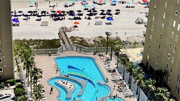 Indoor pool, outdoor pool