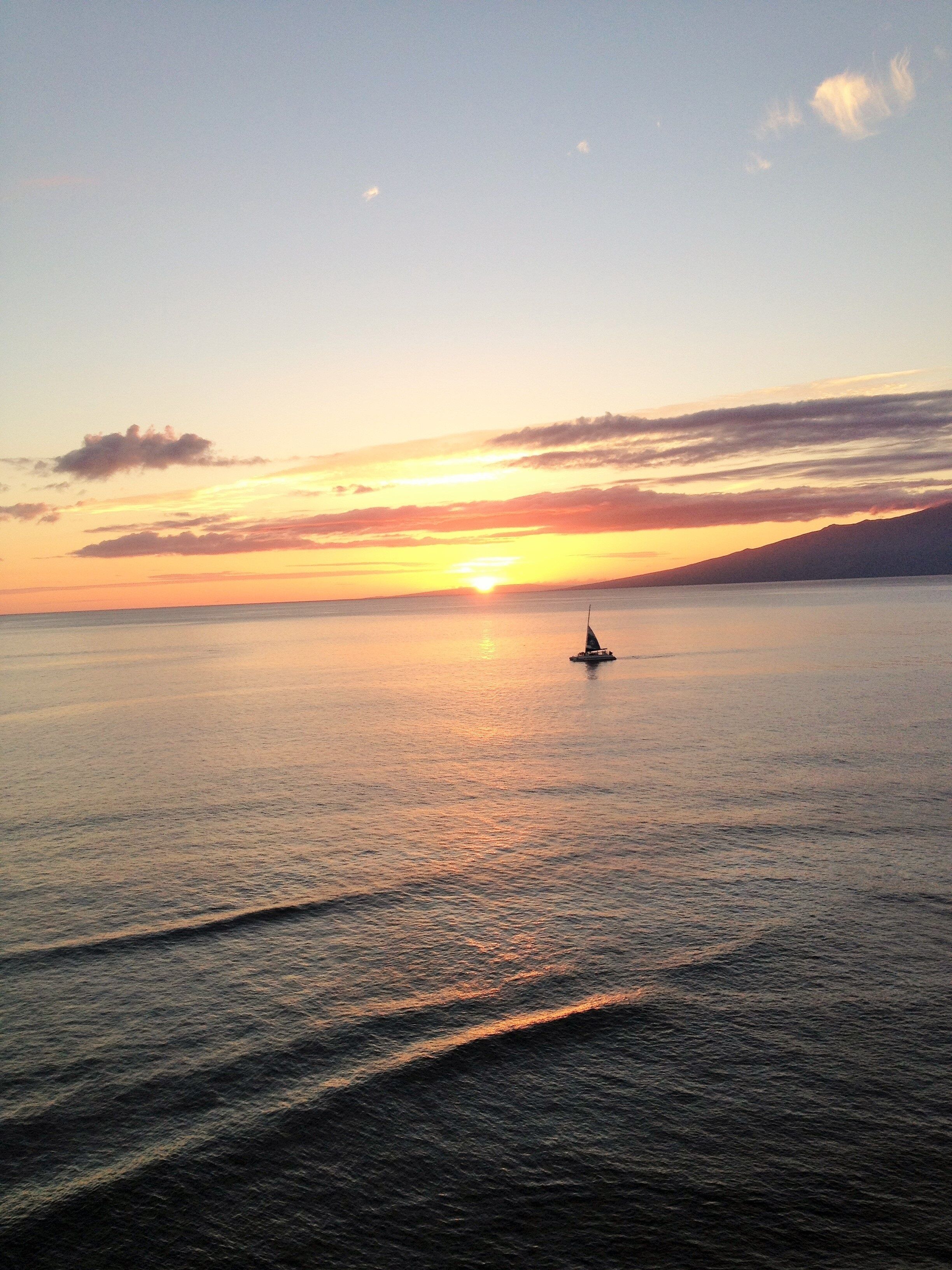 On the beach, sun-loungers, beach towels