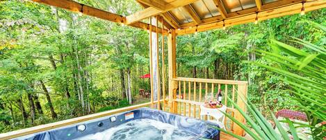 Bain à remous extérieur