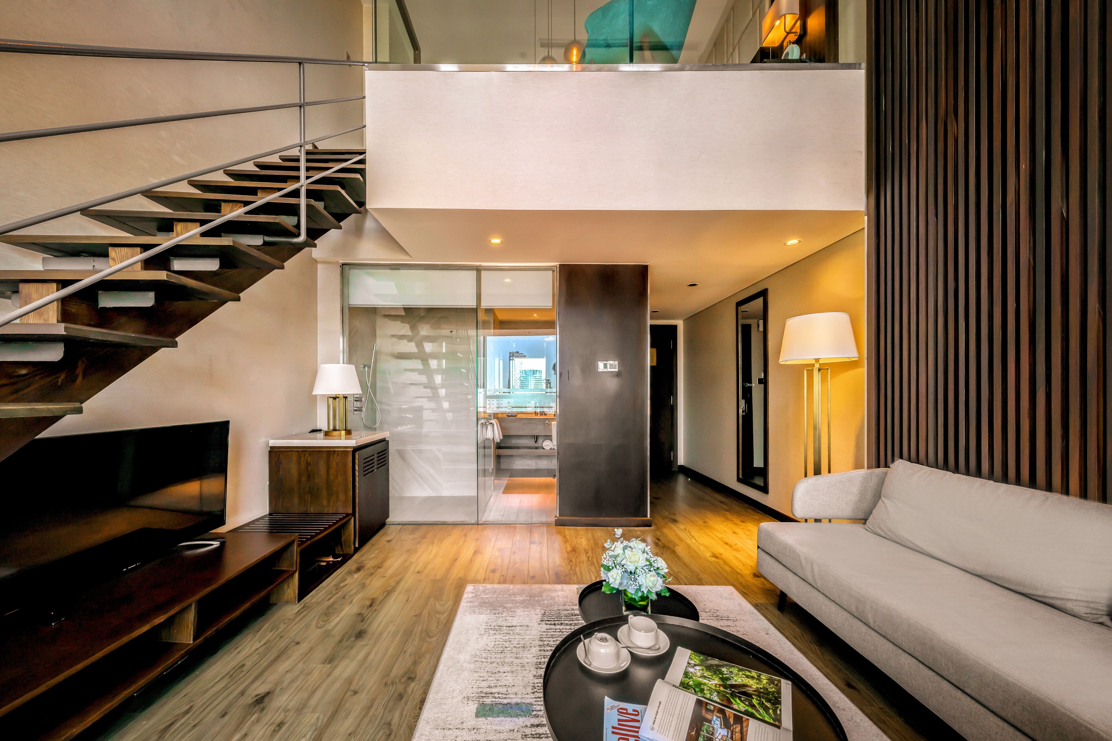 loft (without bathtub) | 1 bedroom, minibar, in-room safe, desk