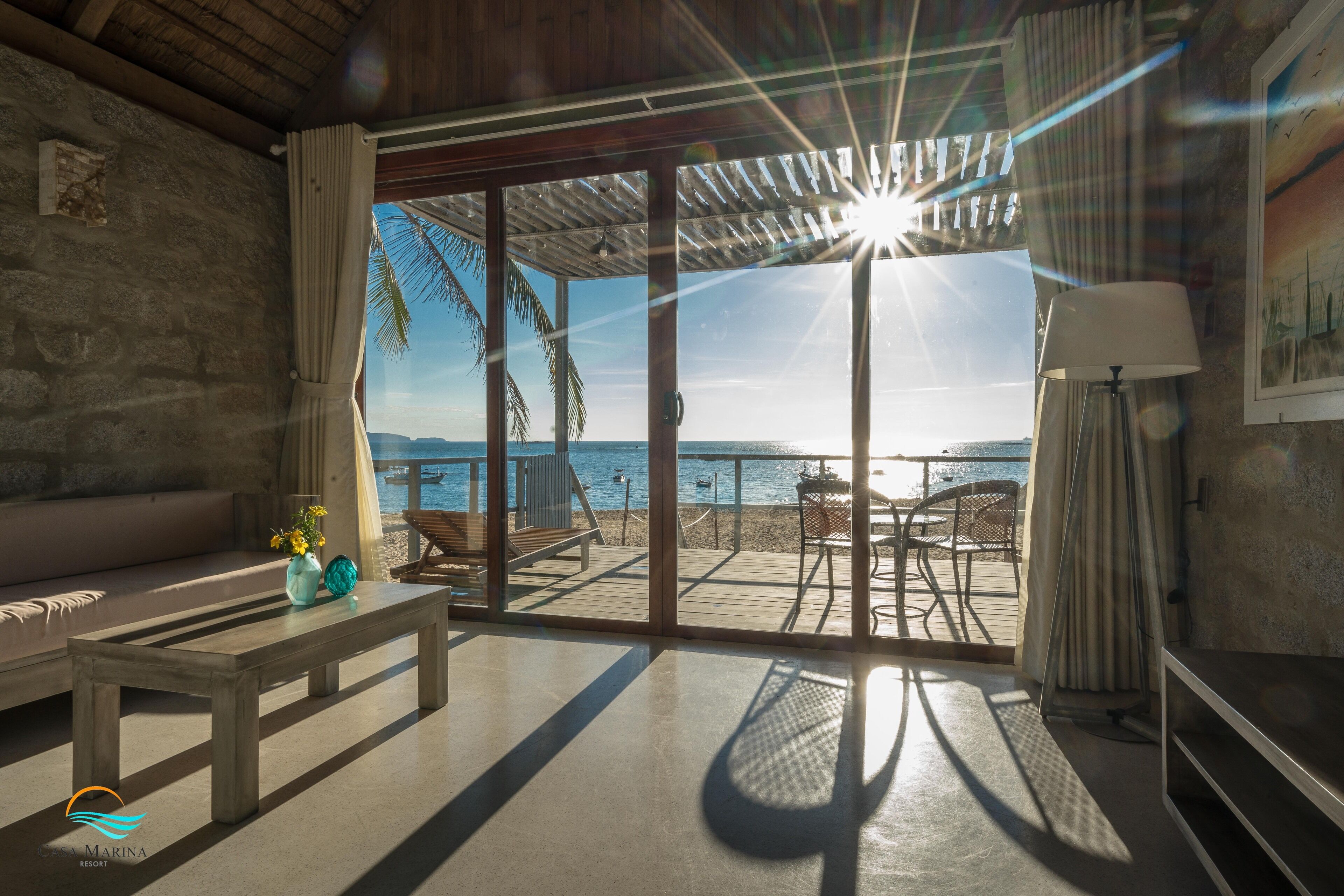 Bungalow (Ocean Front View) | Terrasse/Patio