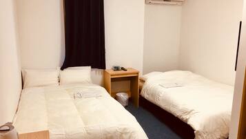 Basic Twin Room, 2 Bedrooms, Non Smoking | Free WiFi, bed sheets
