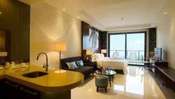 Minibar, in-room safe, desk, blackout curtains