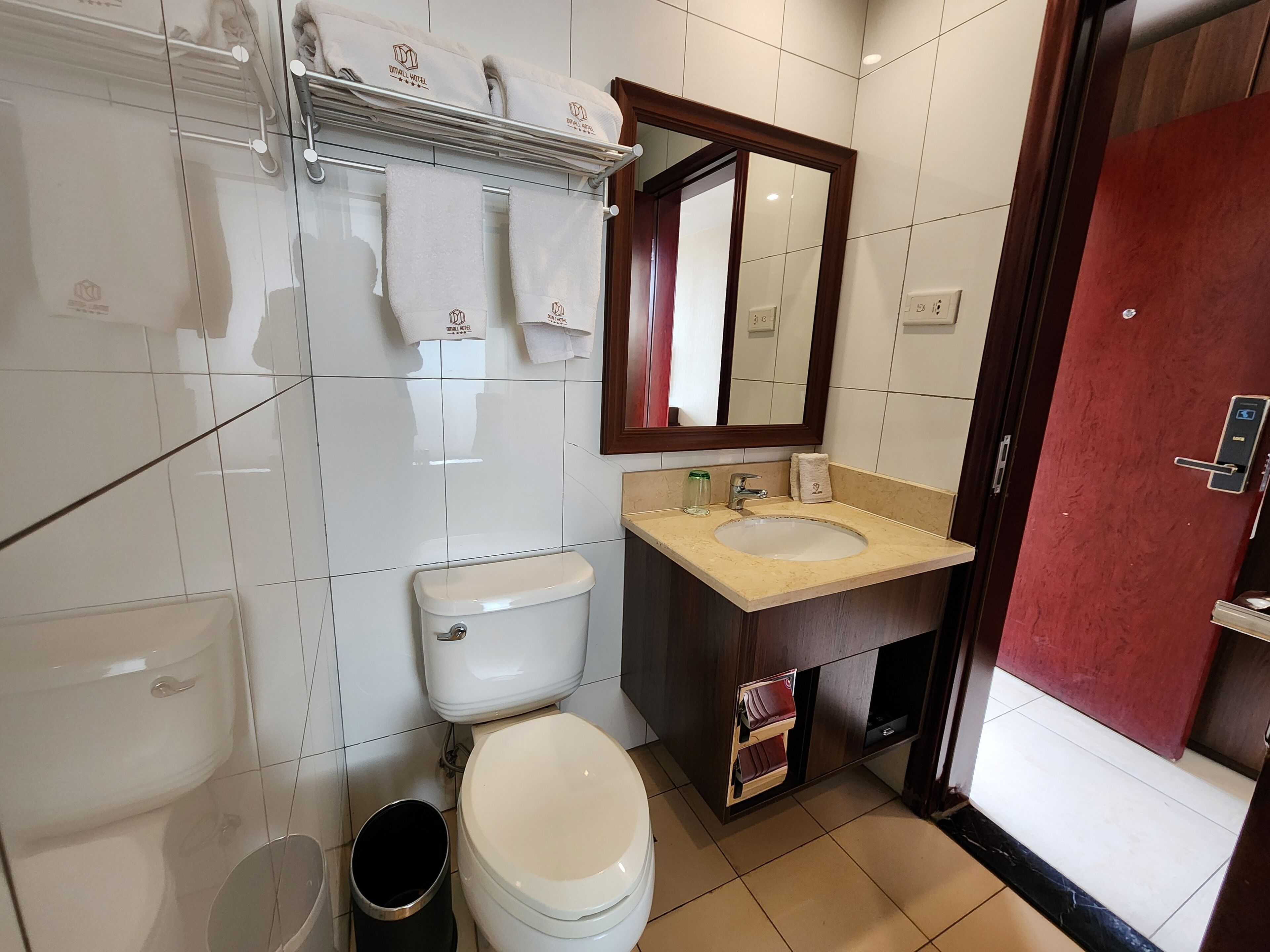 deluxe room, 1 queen bed | bathroom | shower, free toiletries, hair dryer, bathrobes