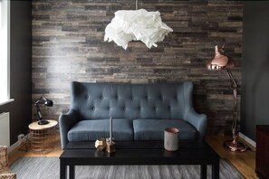 Superior Apartment, 2 Bedrooms | Living area | 20-inch flat-screen TV with digital channels, TV, Netflix - Acco Luxury Apartments (Akureyri)