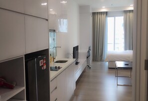 Studio | Desk, iron/ironing board, cribs/infant beds, free WiFi - City Residences Premium Studio B.Ceylon (Kuala Lumpur)