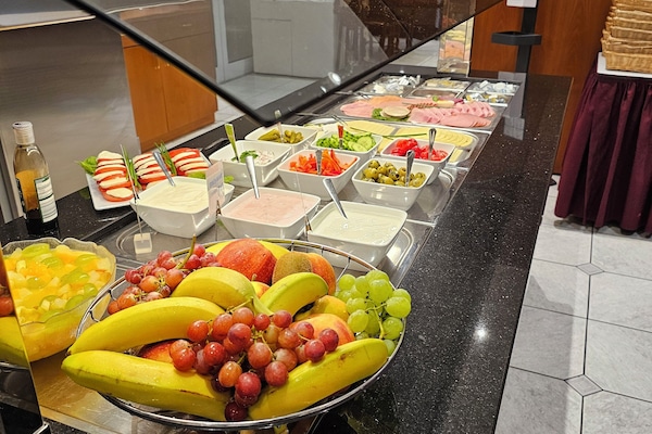 Daily buffet breakfast (EUR 13 per person)