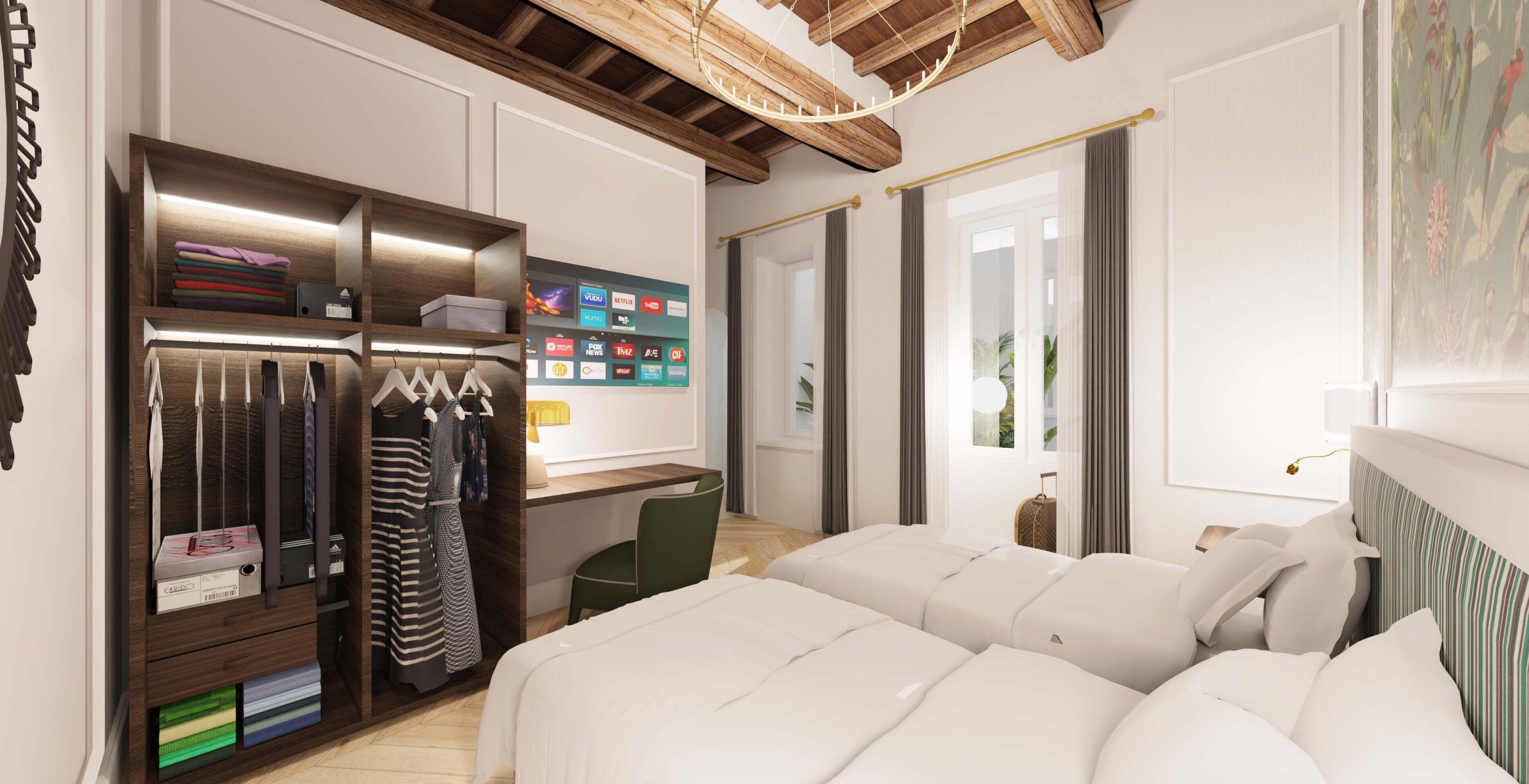 Luxury Apartment, Terrace, Annex Building (No elevator - 1st floor) | 1 bedroom, premium bedding, down comforters, memory foam beds