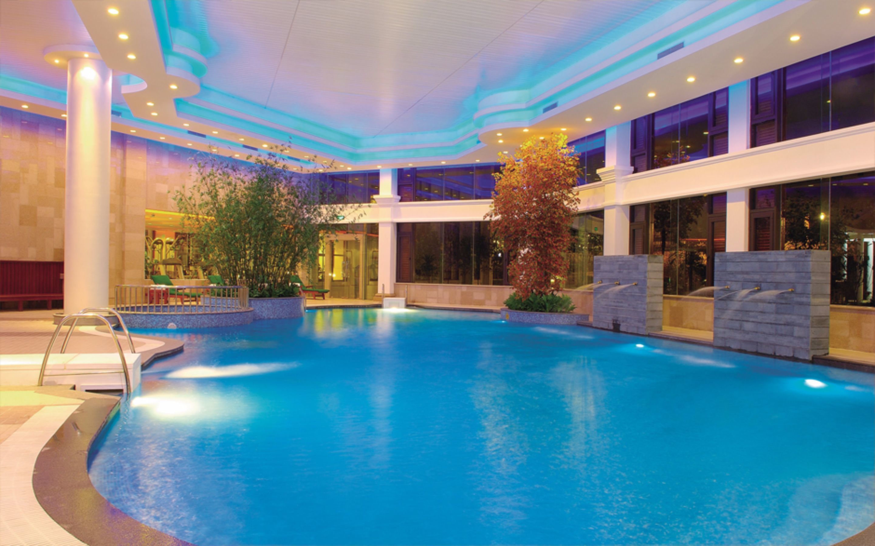 indoor pool, outdoor pool