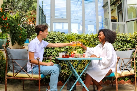 Terraza o patio. Villa du roc fleuri