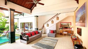 Villa, 2 Bedrooms | Living area