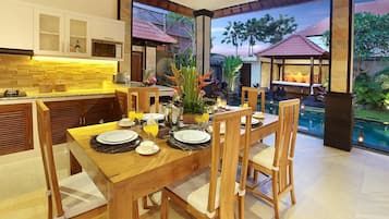 Villa, 2 Bedrooms | In-room dining