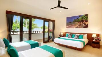 Villa, 2 soverom | 2 soverom, safe på rommet, strykejern/-brett og wi-fi (inkludert)