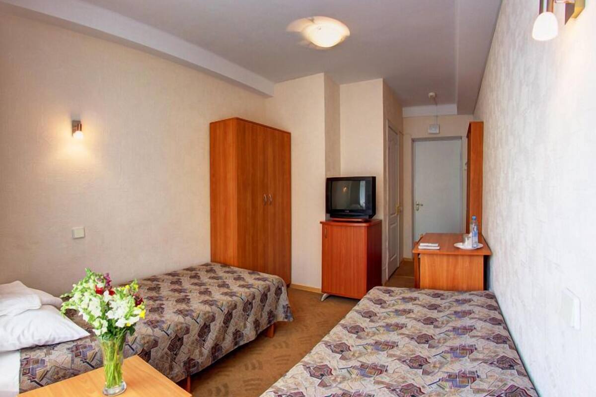 Standard Twin Room | In-room safe, desk, iron/ironing board (on request), WiFi (free)