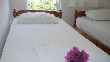 Desk, iron/ironing board, free cots/infant beds, free WiFi