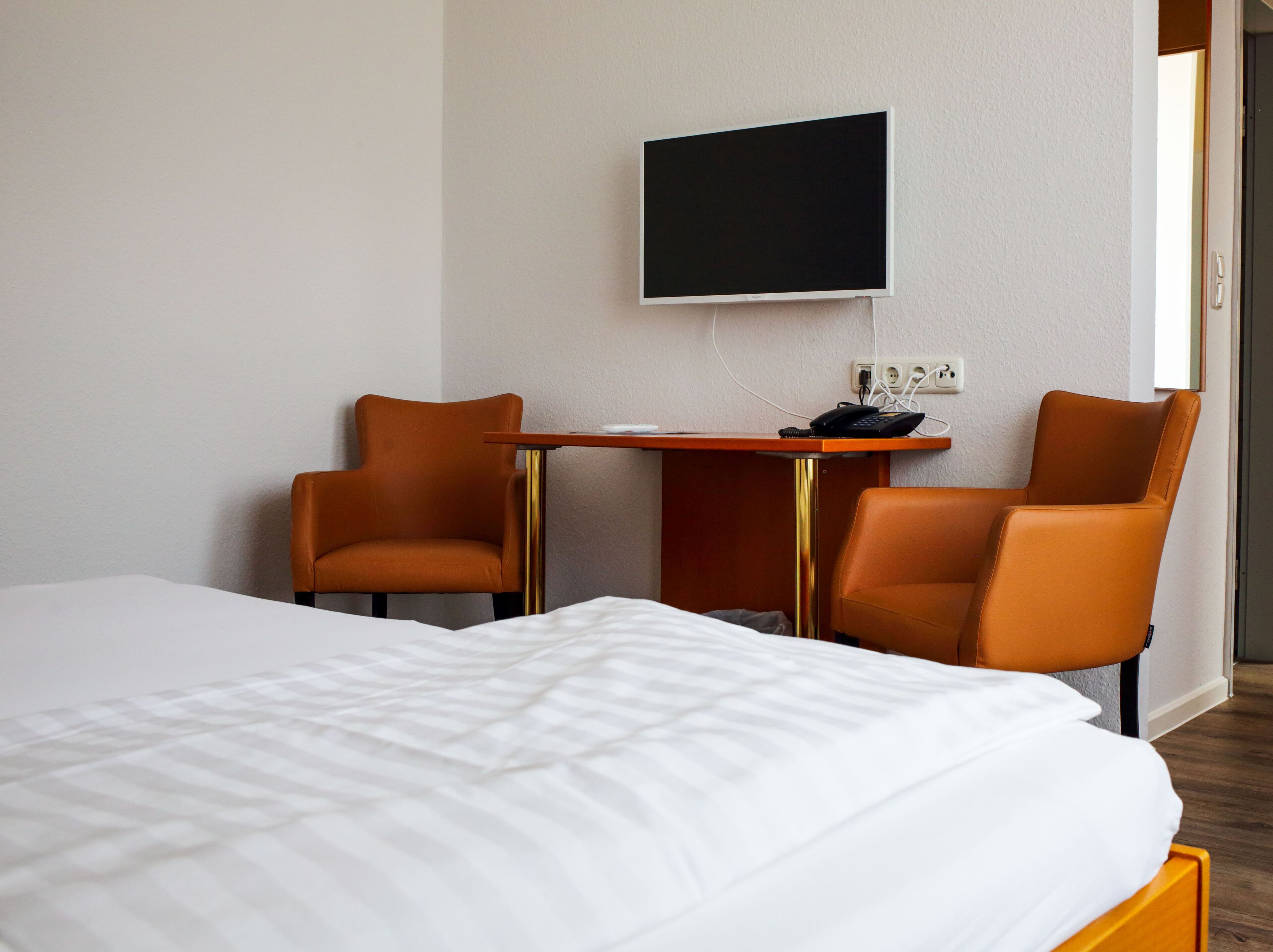 Classic-dobbeltværelse | Skrivebord, arbejdsområde til bærbare computere, lydisolering