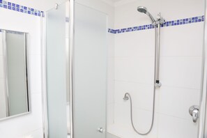 Apartment, 2 Bedrooms (Carmel) | Bathroom | Shower, hair dryer, towels, toilet paper - Carmel Apartments (Haifa)