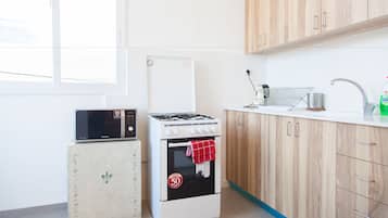Classic Apartment, 2 Bedrooms (Hadar) | Private kitchen | Full-sized fridge, microwave, stovetop, coffee/tea maker