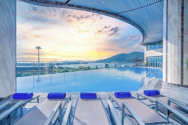 Outdoor banquet area