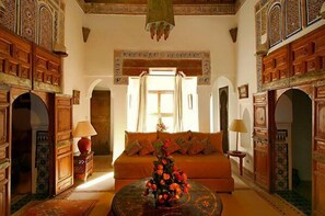 Family Quadruple Room, 2 Bedrooms, 2 Bathrooms | Living area - Riad Lyla Marrakech (Marrakech)