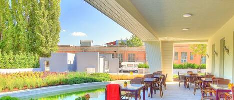 Uitzicht vanuit accommodatie