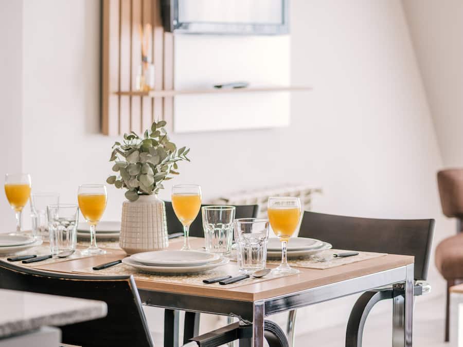 Studio con vista Bahia | Private kitchen | Fridge, microwave, oven, stovetop
