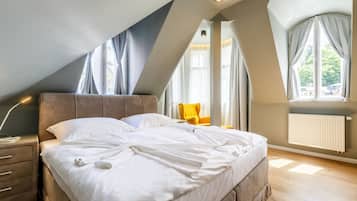 尊榮公寓, 1 間臥室, 簡易廚房, 河景 (55 sqm) | 1 間臥室、低過敏寢具、客房內保險箱、獨特裝潢