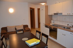 Apartamento conforto, 2 quartos, vista para a montanha | Cozinha privada