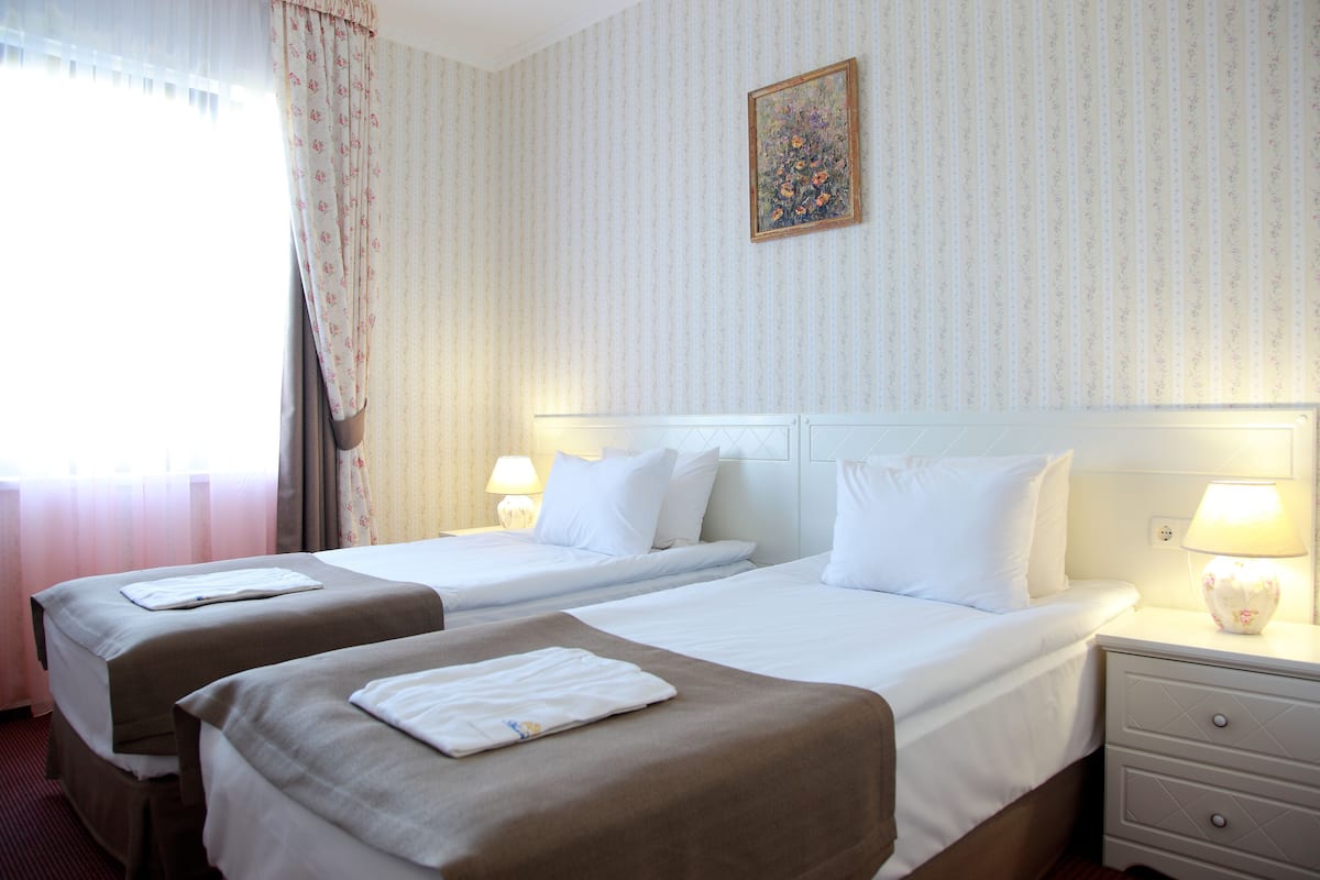 Standard Double or Twin Room | Minibar, in-room safe, iron/ironing board (on request)