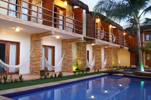 Outdoor pool, open 9:30 AM to 8:30 PM, pool loungers